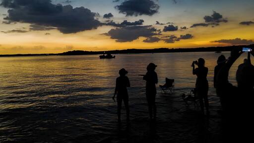 Just outside Nashville during the eclipse.