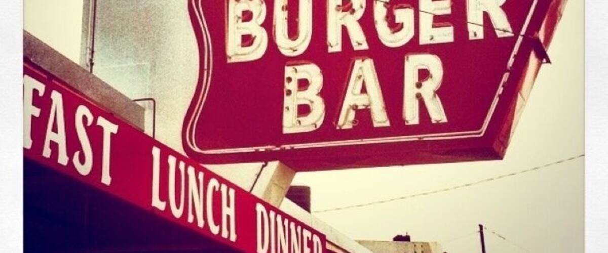 Bristol’s famous Burger Bar! Rumored to be the restaurant where Hank Williams ate his last meal, Burger Bar is a vital part of Bristol’s history, and has been serving up the best burgers in town since 1942.