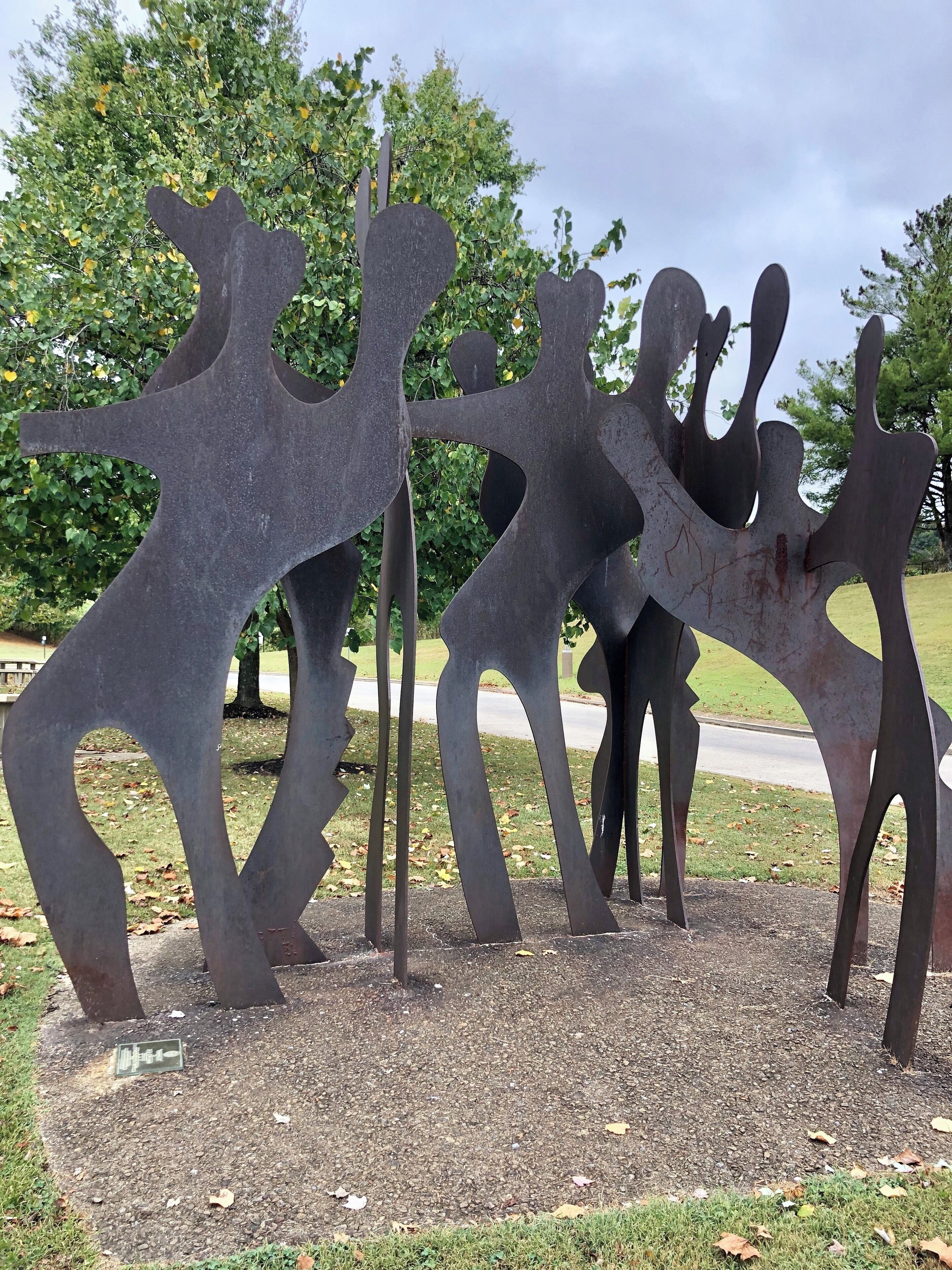 This sculpture, titled ‘Citizens’, is at the entrance to the Tennessee Welcome Center off Interstate 81.