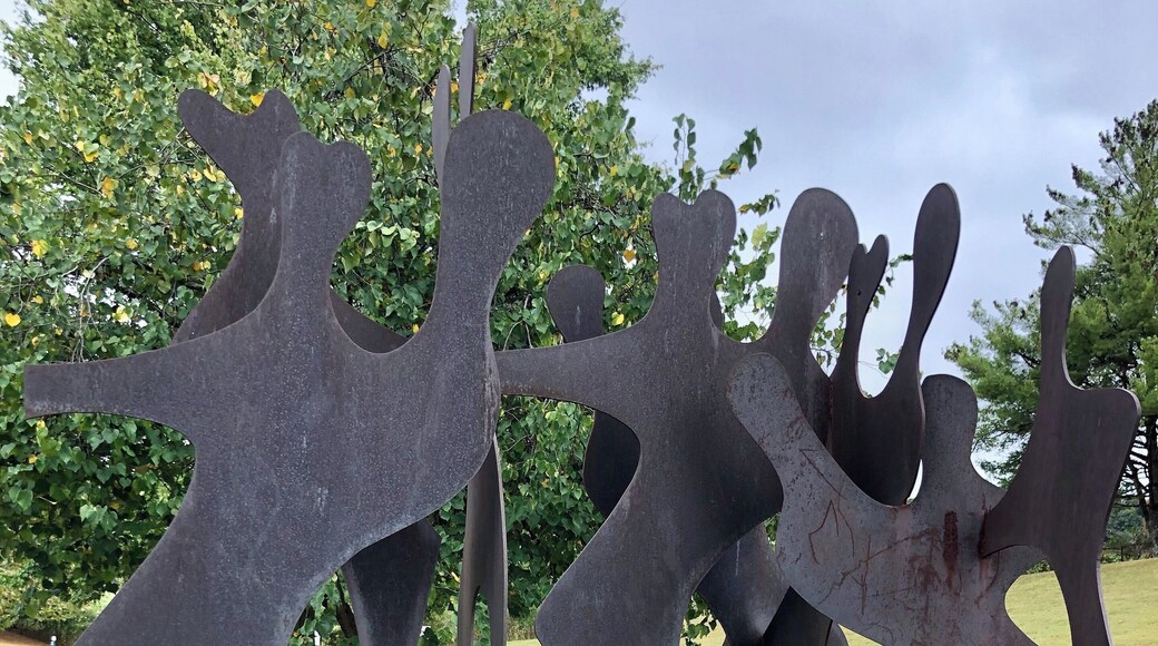 This sculpture, titled ‘Citizens’, is at the entrance to the Tennessee Welcome Center off Interstate 81.