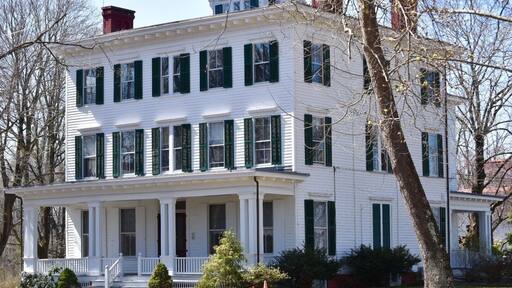 Cobb House circa 1870. Impressive house now used for Park staff. Easy place to park your car & hike into the Park or enjoy a picnic lunch.