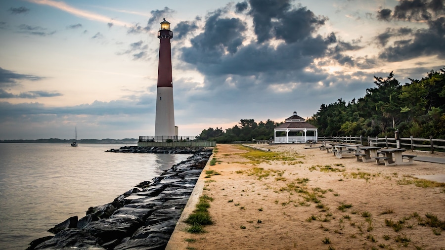 Dawn breaks at Barnegat Lighthouse