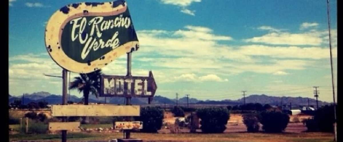 Roadside motel in Blythe, CA off Interstate 10 between Los Angeles and Phoenix.