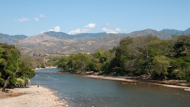 Motagua river in the mountains landscape. Guatemala