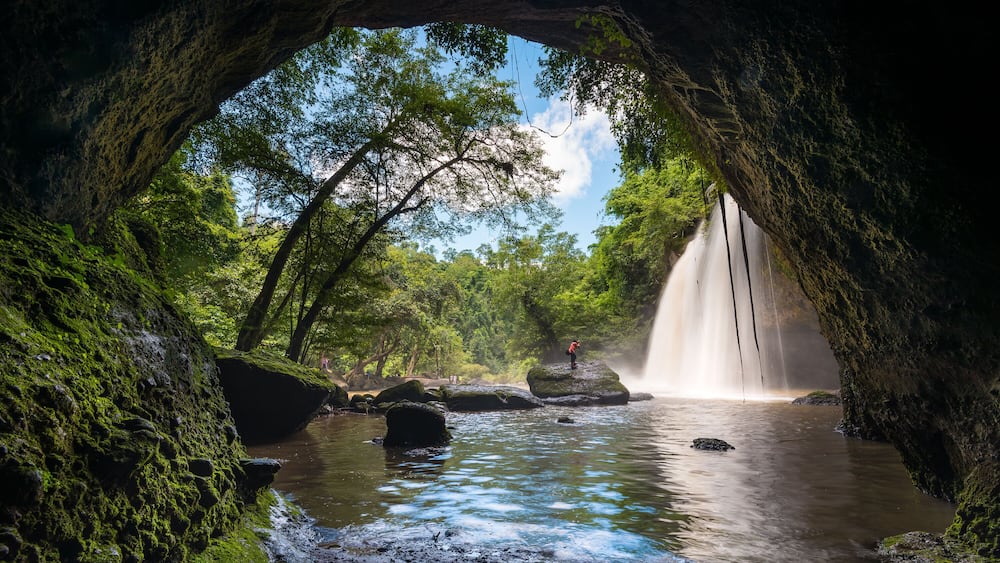 Cave Heo Suwat in Khao Yai National Park in Thailand.