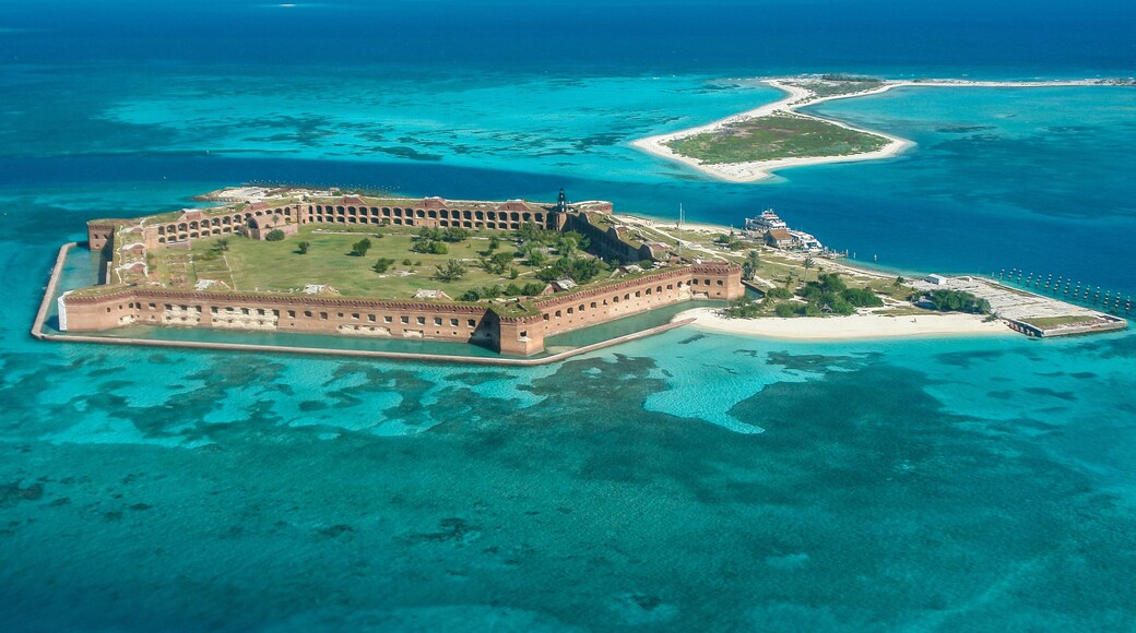 Aerial Views in Dry Tortugas National Park in Florida, United States