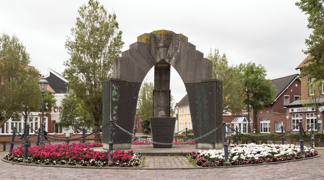Borkum, memorial to the victims of World War I and World War II
