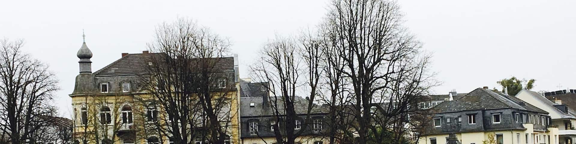 Beautiful view at the end of Poppelsdorfer Allee.