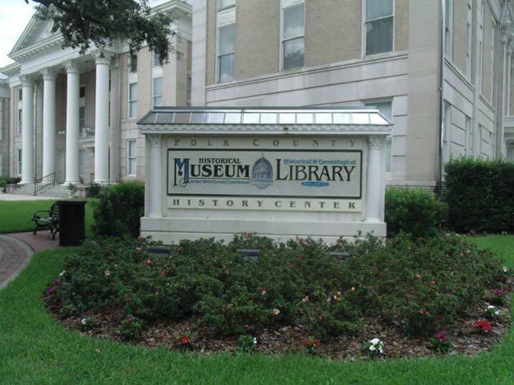 Historical Museum and Genealogical Library at History Center, Bartow Courthouse.