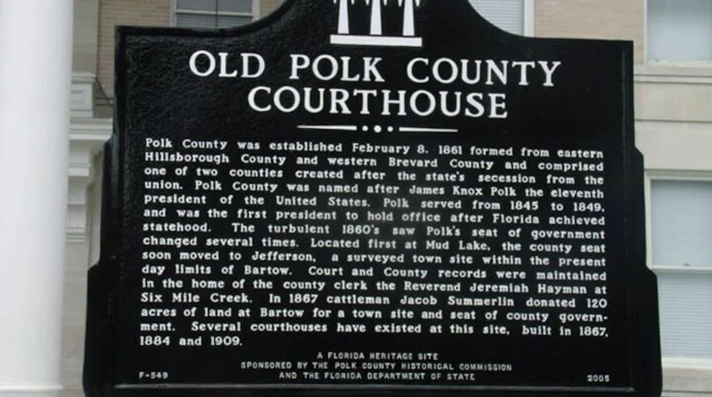 Old Polk County Courthouse.