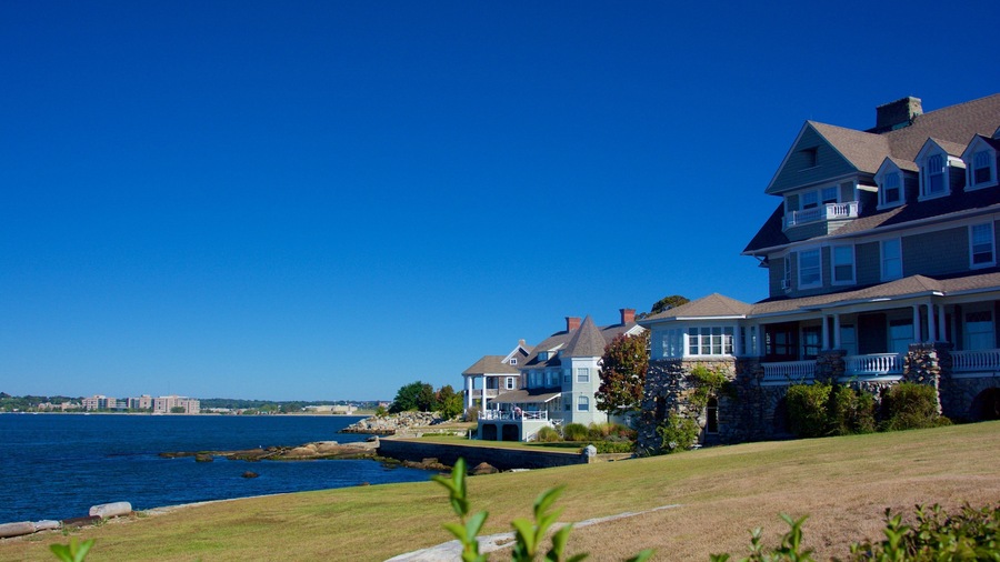 Groton showing a house and a river or creek