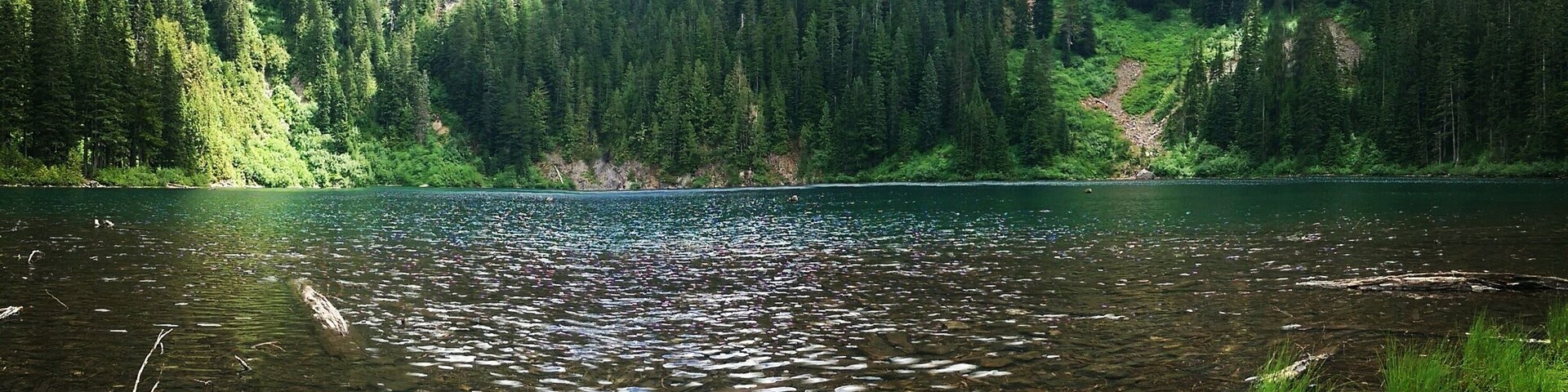 Nice trail and lake at the end. 7.5 miles roundtrip. Be ready for bugs on the way though when the weather is warm. #LifeAtExpedia