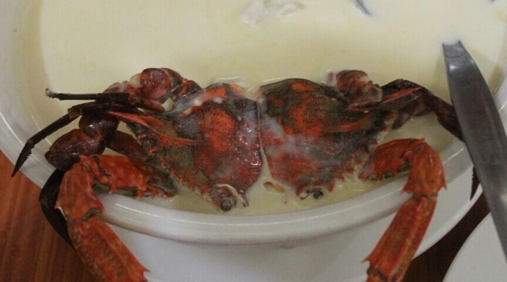 We had this one after a very tiring yet adventurous island hopping. Don't leave without trying this creamy soup filled with seafoods.