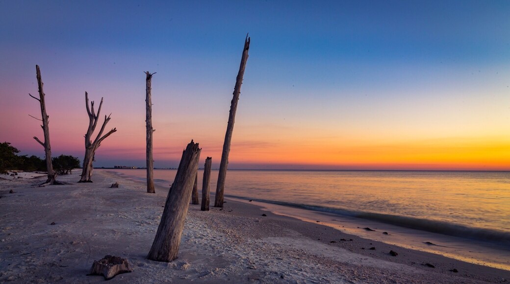 Sunset at Lovers Key State Park. #beachtips #BVSblue