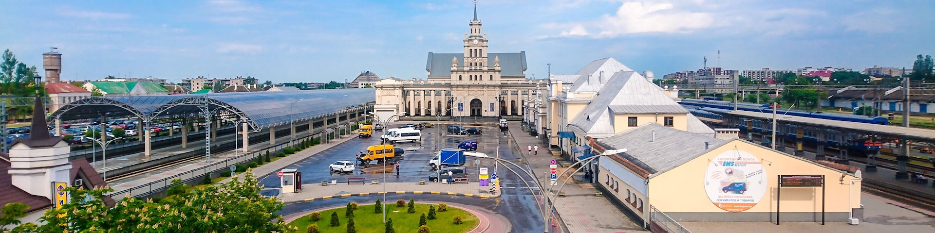 Train Station Brest City of Belarus