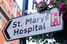 Sign for St. Mary's Hospital, London