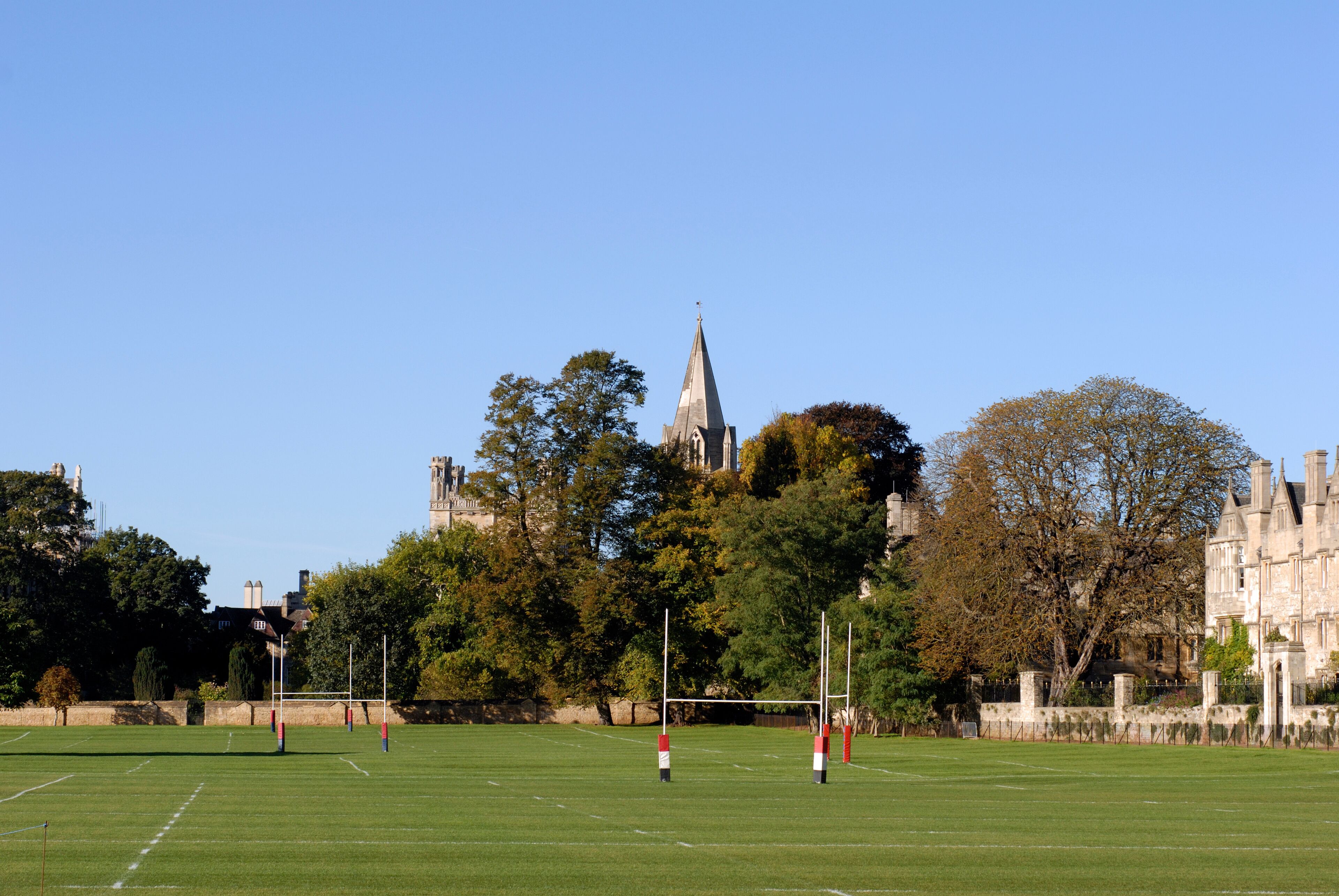 Rugby Goasl and part of College