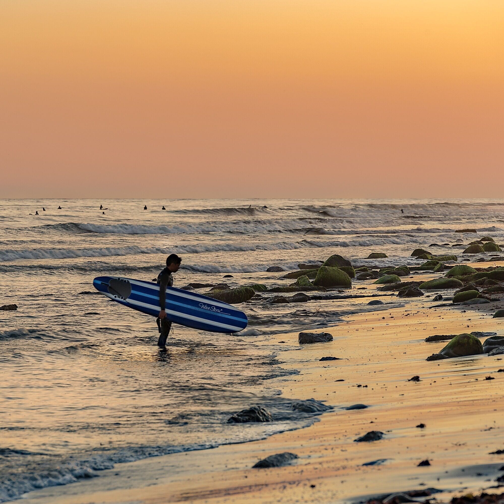 Nothing says summer better than a surfer at Sunset in Ventura, CA