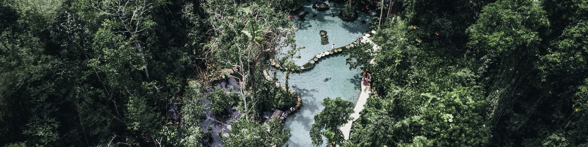 Ban Nam Rad Headwaters forest Lagoon Surat Thani Thailand