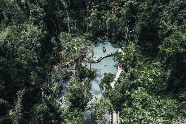 Ban Nam Rad Headwaters forest Lagoon Surat Thani Thailand