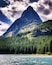 Grinnell Point from Lake Josephine at Glacier National Park. The entire park is filled with beautiful views just like this. Coming here is a new #Adventure every time!