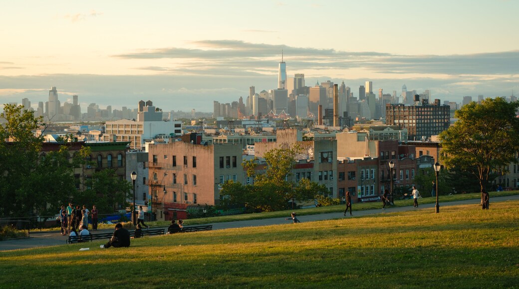 Evening view from Sunset Park, Brooklyn, New York