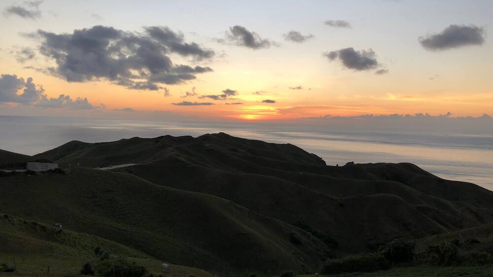 Amazing sunset in Batanes.