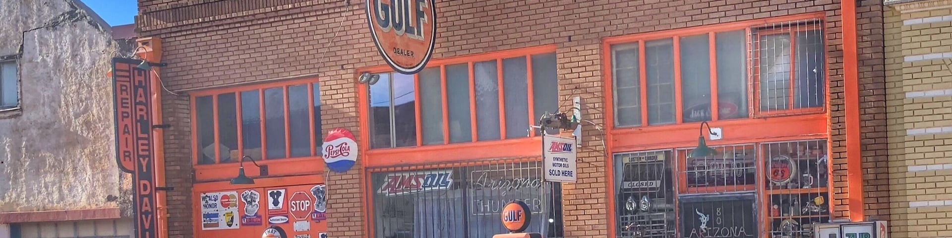 Walking the streets of Lowell AZ feels like it was suddenly abandoned back in the 1950s.