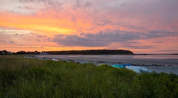 Maine Beach sunrise in kennebunkport