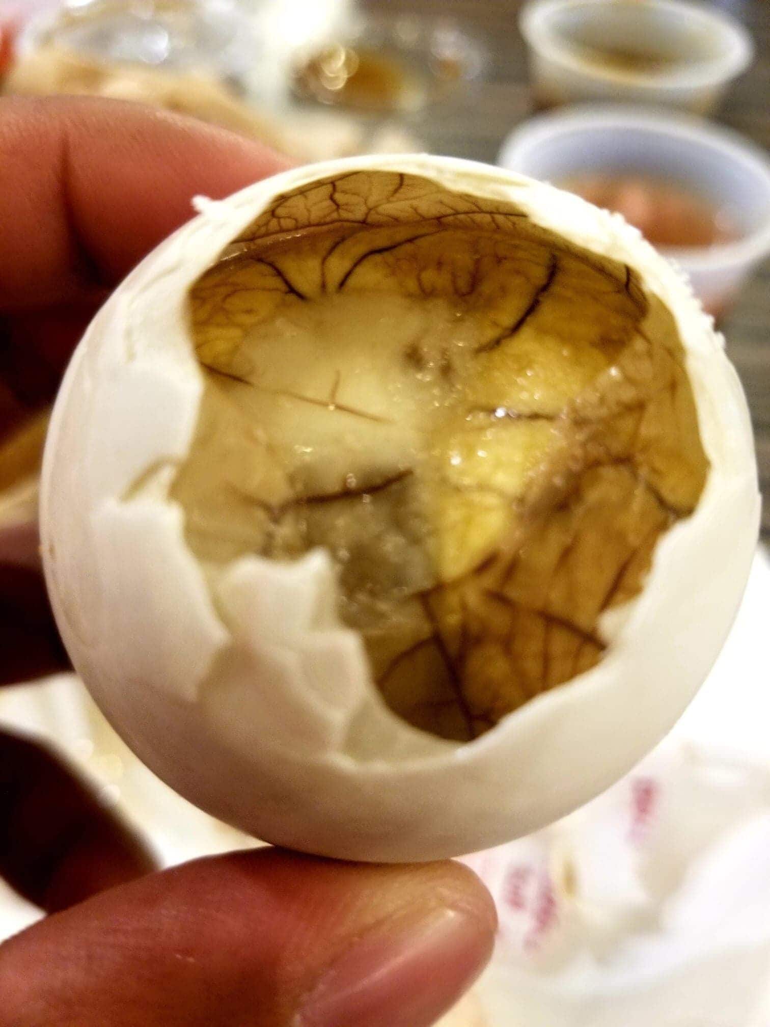 "Balut" originally from asia (Philippines or vietnam) duck eggs from 18 to 35 days old. This exotic delicacy is known through out, but not everyone has tried. #localsecrets
