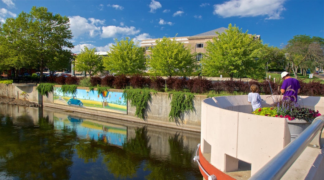 Battle Creek montrant art en plein air, riviĂšre ou ruisseau et vues