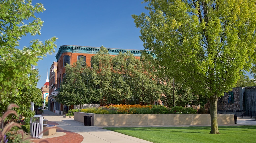 Battle Creek mostrando un jardín