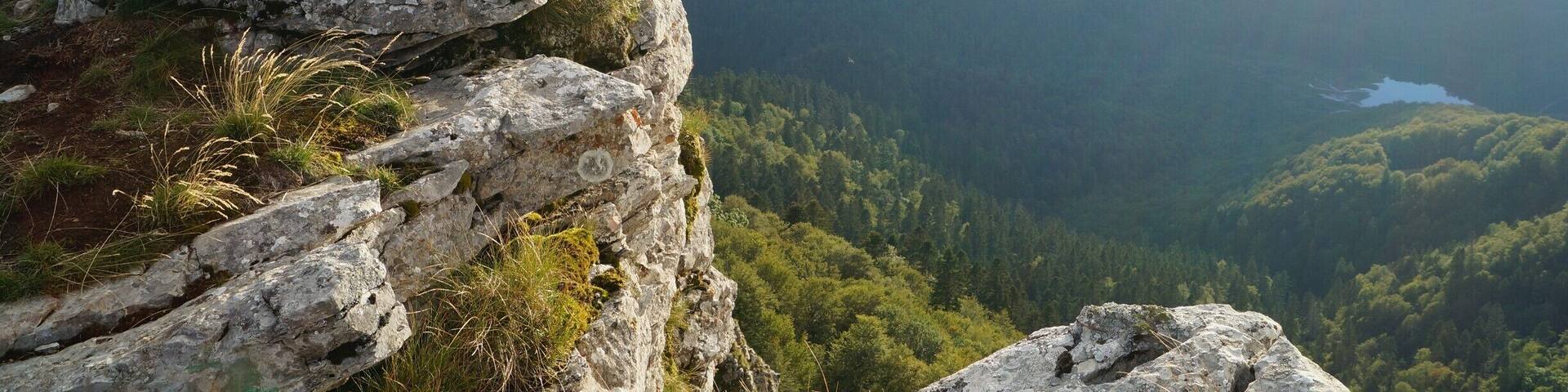 Don't pay attention to the signs - the hike up Mt Bendovac takes longer than it says! But it's absolutely worth it. Most of the hike is along a gravel track and the trees are so high you can't see much at all. But once you get to the top, you have a beautiful view over Biogradska National Park. #hiking