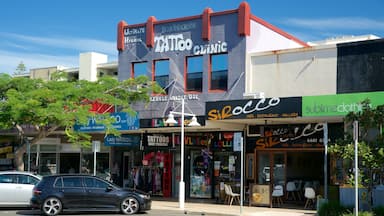 Ballina which includes signage and street scenes