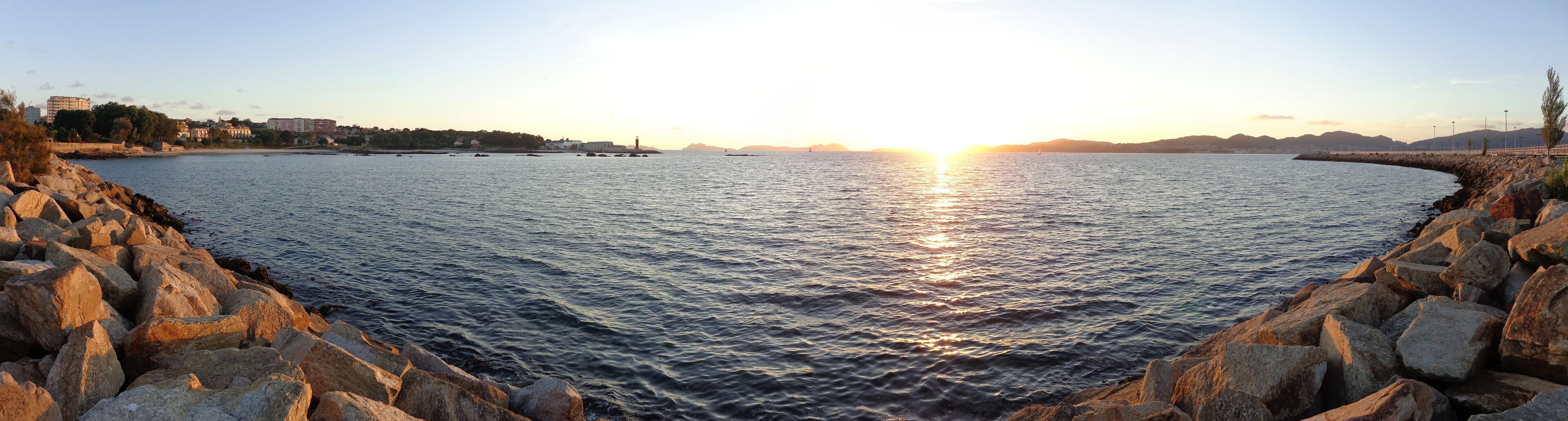 Bouzas, puesta de sol