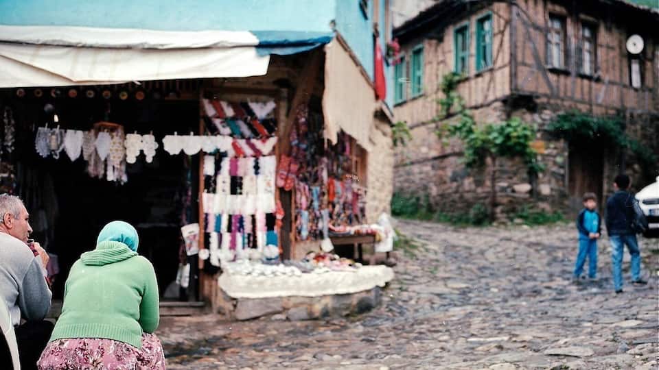 10 mins from the town of Bursa, at the foot of Uludag Mountain, you will find Cumalikizik Village. A town with more than 150 well preserved houses built 200 years ago during the Ottoman Empire. Catch the traditional breakfast overthere.. Yummy!!