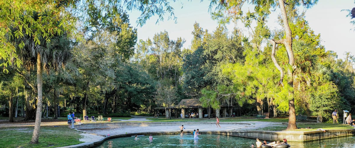 A Central Florida hidden gem (but let's keep it that way) is Kelly Park. #Trovember Fed by the Rock Springs Run, the park is the perfect natural lazy river. You can rent tubes outside the park, but spend a few bucks and bring your own flotation. There are several pavilions to use, if they aren't reserved, but also lots of shady spots. The trails around the area are wonderful, and there is always the playground if the kids get bored of the water and beach. Best to go when kids are in school because the park fills by 10am during the summer. It is a perfect getaway from Orlando city life.