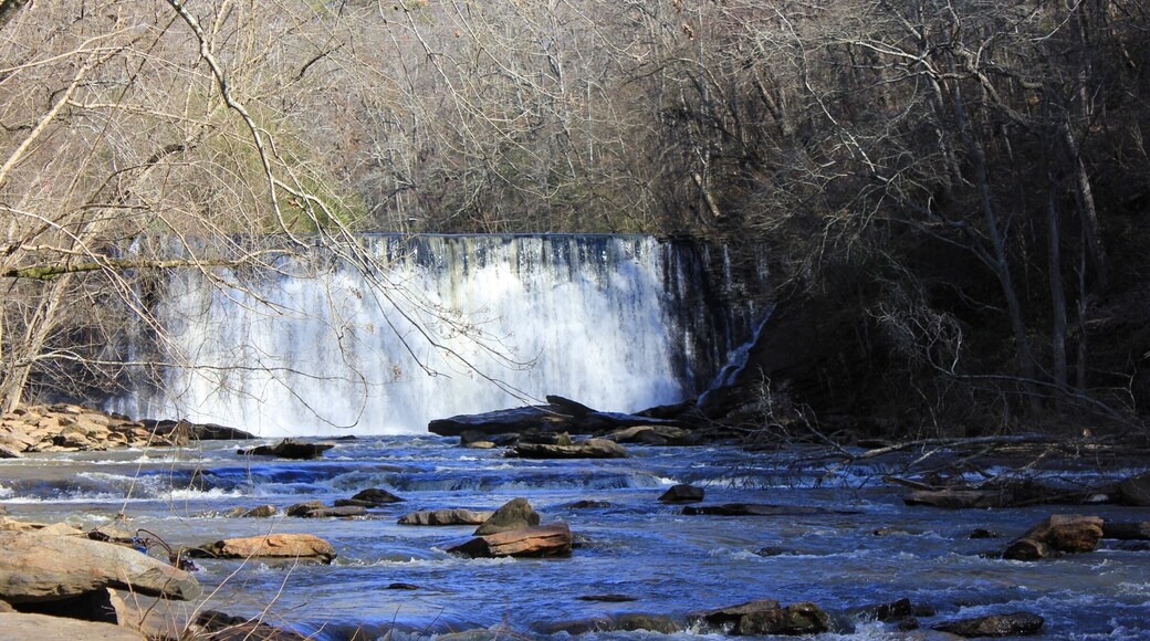 Vickery Creek falls at the site of the old Roswell mill. Several walking trails in the area and remnants of the old mill make this a great area to explore.