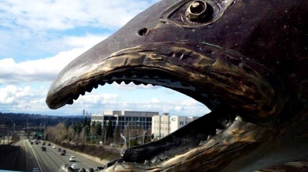 "Happy" bus stop art. ;)