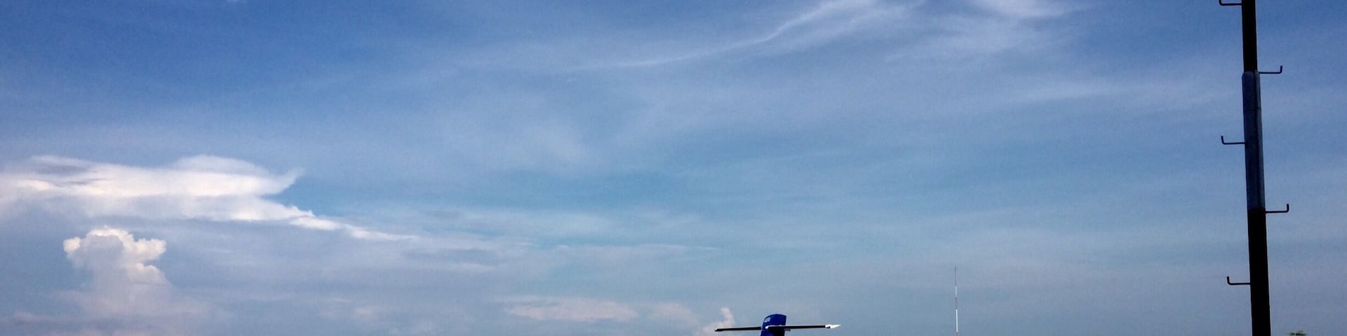 Only one flight comes to BauBau that morning. This is very small airport