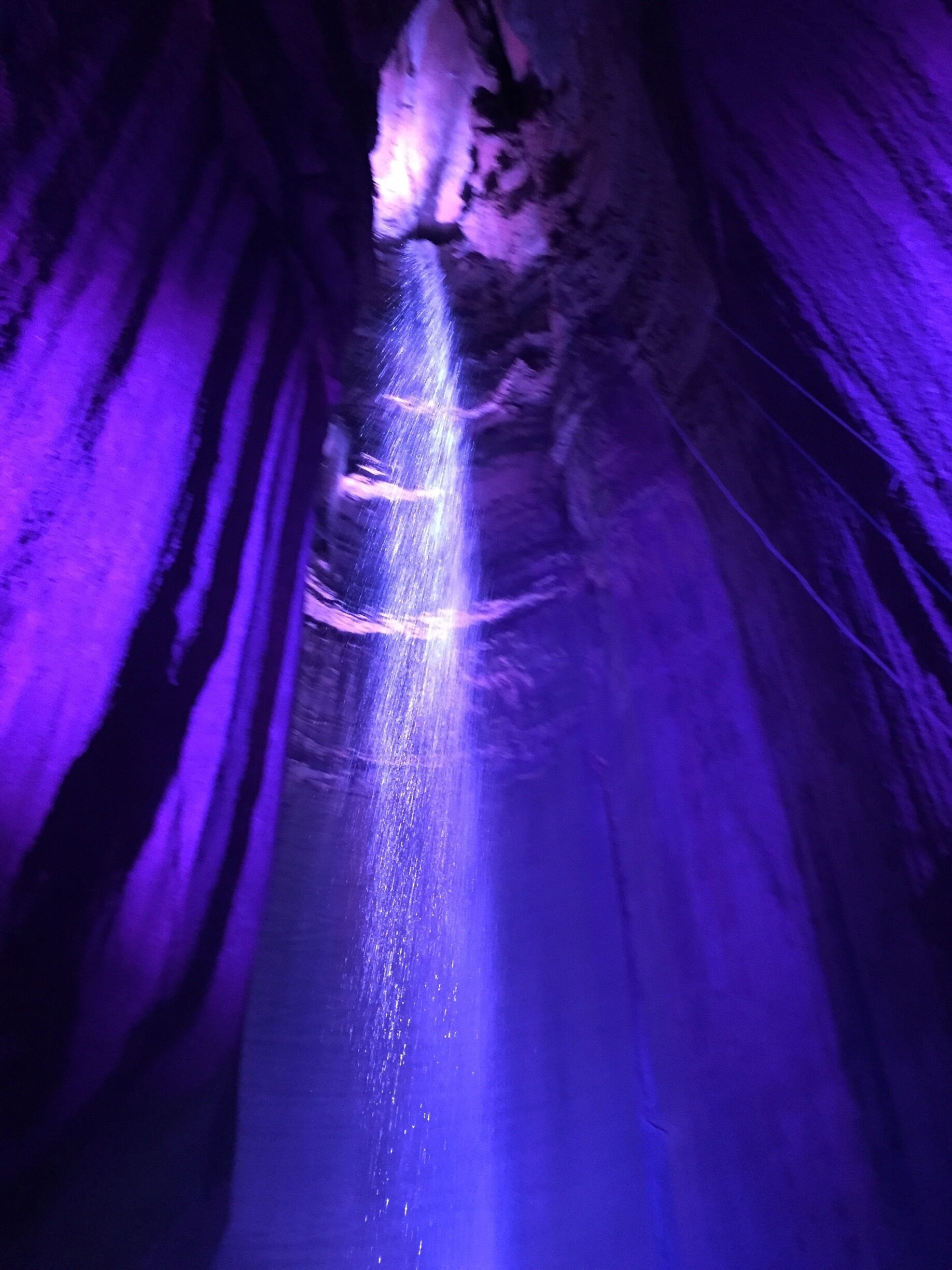 1,000 feet underground waterfall. Truly amazing!!