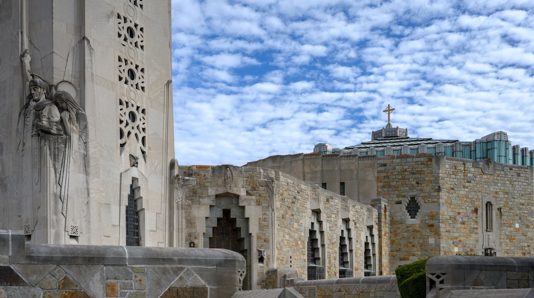 National Shrine of the Little Flower Basilica in Royal Oak, Michigan, completed in 1936 in the Art Deco style.