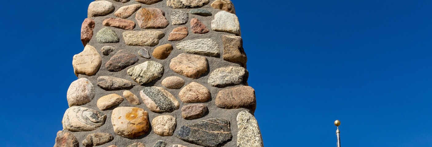 Geographical Center of North America in Rugby, North Dakota, USA.