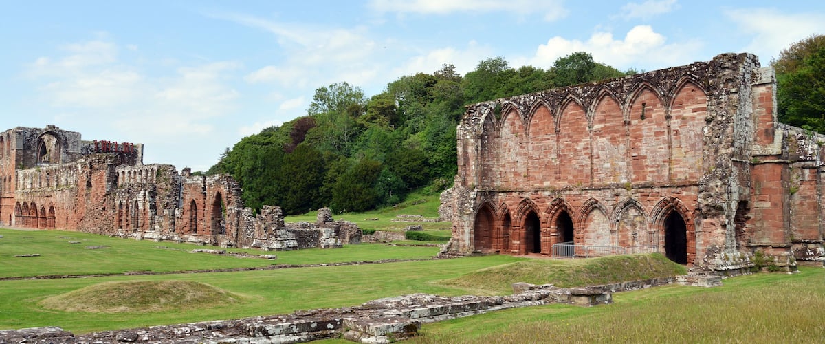 Furness Abbey, in Barrow in Furness, Cumbria, England, UK