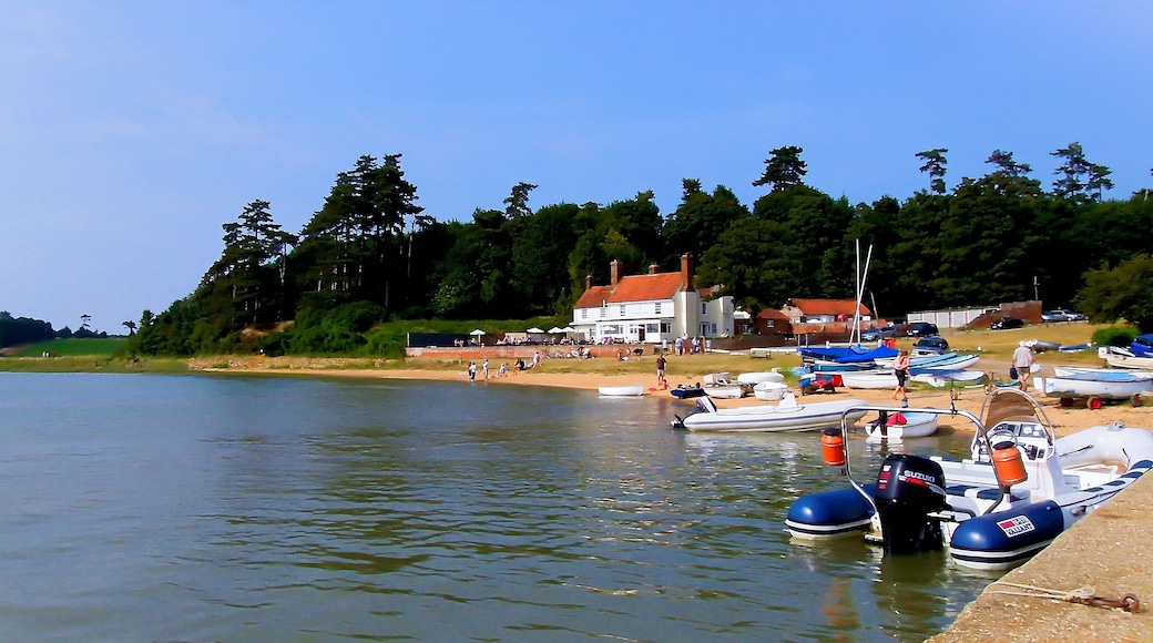 Ramsholt Quay , River Deben , Suffolk - July 2013
