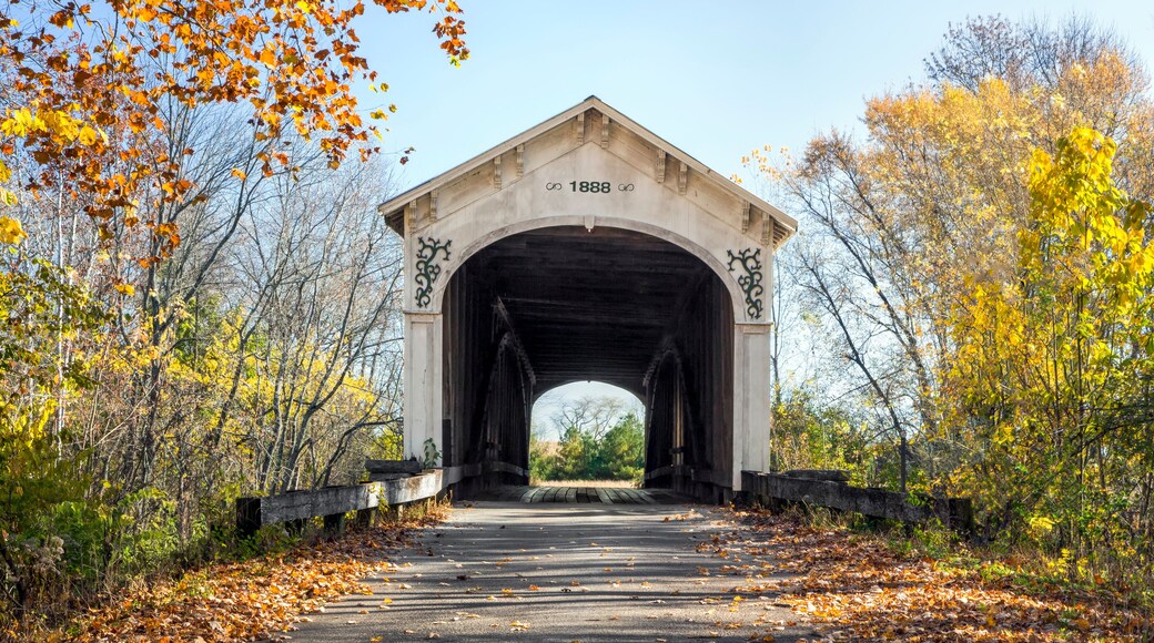 Forsythe Mill Covered Bridge - Rush County, Indiana