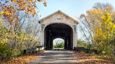 Forsythe Mill Covered Bridge - Rush County, Indiana