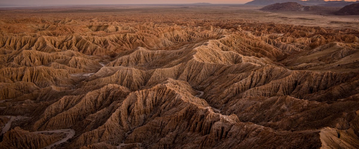 Sunset from Font's Point in Anza Borrego