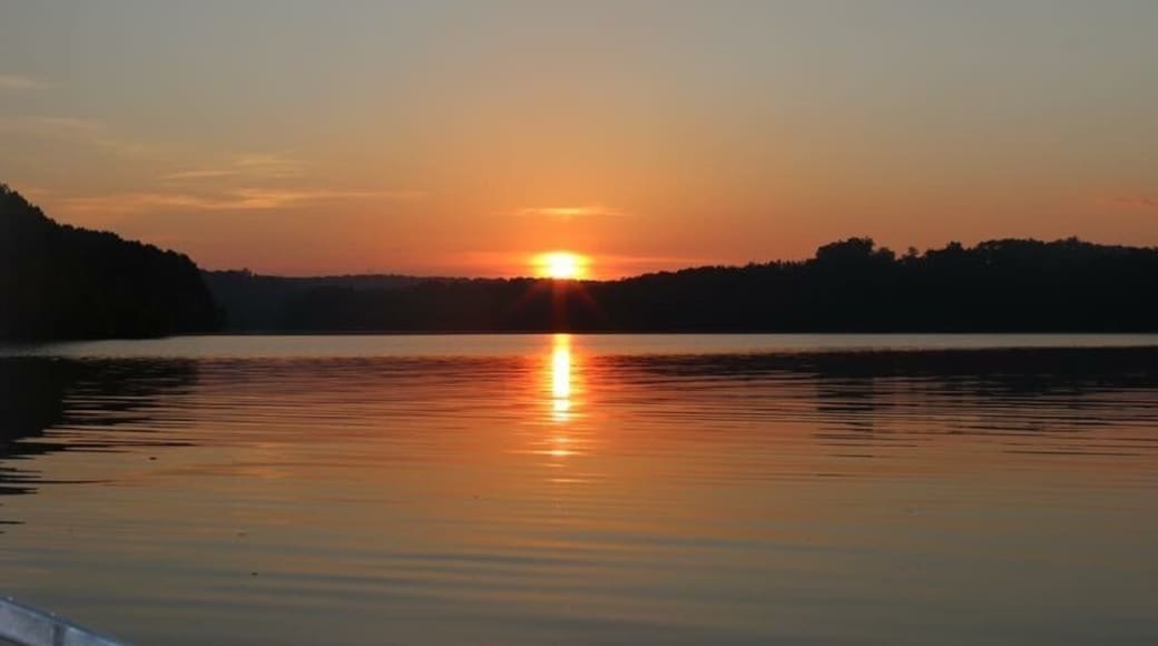 Nothing I "discovered". Just thought y'all would enjoy the sunrise on the lake where we live.