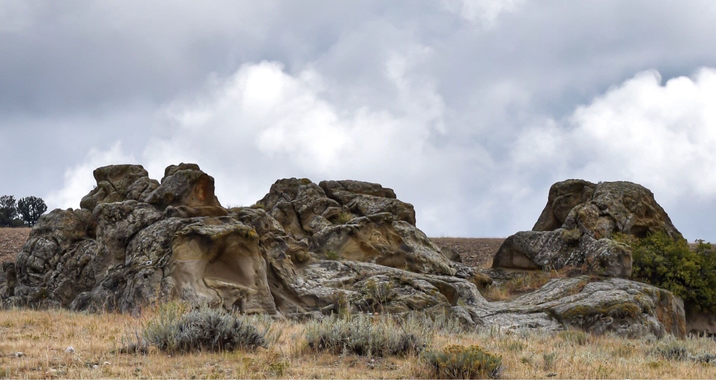 This formation is on the way up to, Crazy Woman Canyon in the Bighorn Mountains, Buffalo WY. If you visit this area in the fall this drive is a must, the aspens turn and the mountain is rugged!